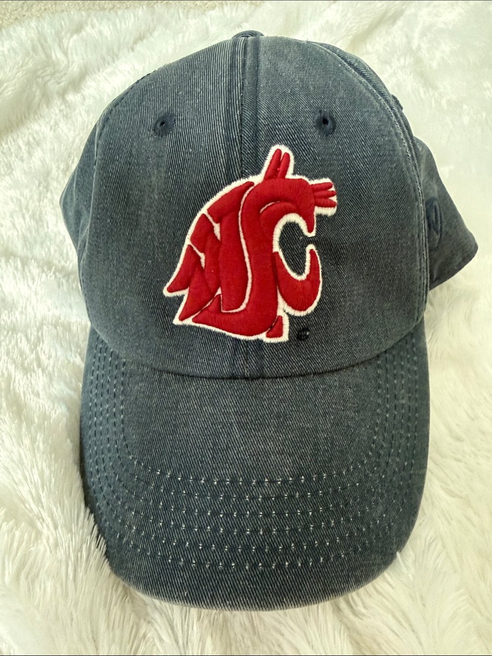 OP Black Baseball Cap with Red Embroidered Logo